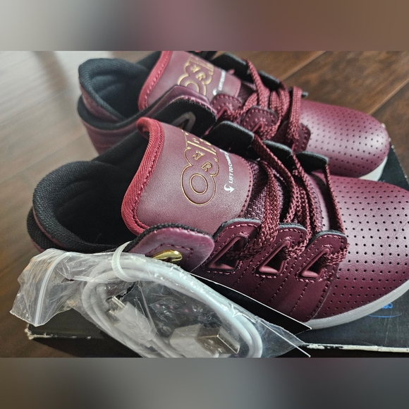 Osiris Lights Burgundy Skater Shoes size: 2 - Picture 4 of 8